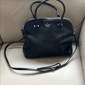 Kate Spade Black Leather crossbody Handbag